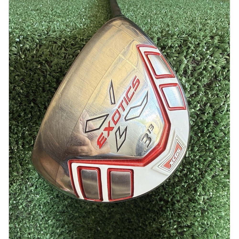 Tour Edge Exotics XCG5 3 Wood 13 Degree w/ Aldila Alpha Red Eyes RIP XS Flex